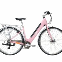 Ex Demo Emu Roam Step Through Hybrid Electric Bike 2023 - Fuchsia - Image 2