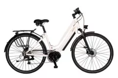 Batribike Penta-S Step Through Hybrid Electric Bike, 28" Wheel - White Shadow