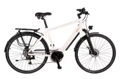 Batribike Penta-X Crossbar Hybrid Electric Bike, 28" Wheel - White Shadow