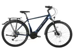 Forme Peak Trail 1E Crossbar Hybrid Trekking Bike, BOSCH Powered - Midnight Blue