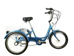 Aurai Low Step Electric Tricycle, 20" Wheel, 11Ah - Pearl Blue