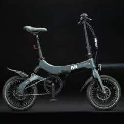 MiRider One Folding City Electric Bike, 16" Wheel, 7Ah Battery - Grey