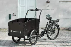 AMCargoBikes Ultimate Curve Cargo Electric Tricycle - Black