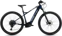 Forme Black Rocks HTE Hardtail Electric Mountain Bike, BOSCH Powered - Black/Blue