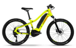 Haibike AllTrack Kids Hardtail Electric Mountain Bike 2023, 24" Wheel, Yamaha PW-TE - Lime