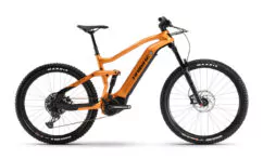Haibike AllMtn CF 6 Full Sus Electric Mountain Bike 2022, Mix Wheel, Yamaha PW-X2 - Gorange/Black