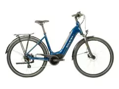Raleigh Motus Tour PLUS Step Through Hybrid Bike, 700c Wheel, BOSCH Active + - Deep Sea Blue