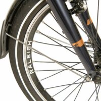 Raleigh Stoweway 20" Folding Electric Bike 2022, 250Wh Battery, TranzX F15 - Blue Graphite Grey - Image 4