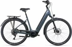 Cube Supreme Sport Hybrid Pro 500 Step Through Electric Bike 2022, 28" Wheel - Satin Anthracite