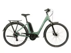 Raleigh Motus Low Step Electric Bike Vintage Green 700c