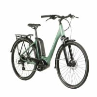 Raleigh Motus Low Step Electric Bike Vintage Green 700c - Image 2