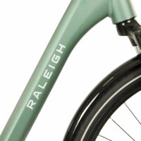Raleigh Motus Low Step Electric Bike Vintage Green 700c - Image 6