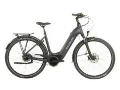Ex Demo Raleigh Motus Grand Tour HUB Low Step Electric Bike 2022, BOSCH Active Plus - Black
