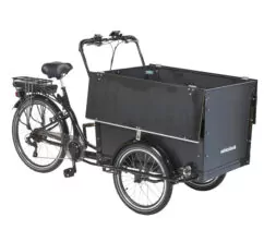 AMCargoBikes Curve Workman 2 Cargo Electric Tricycle - Black