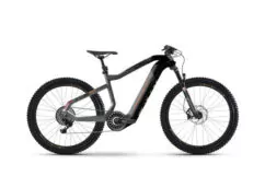 Ex Demo Haibike XDURO AllTrail 6.0 Mens Electric Mountain Bike, FLYON Drive, 38cm Frame - Grey/Black
