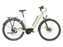 Raleigh Motus Grand Tour Derailleur Low Step Hybrid Electric Bike 2022, BOSCH Active Line Plus - Cream