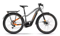 Haibike Trekking 10 MID Hybrid Electric Bike 2021, BOSCH Perf. CX, 625Wh - Titan/Lava