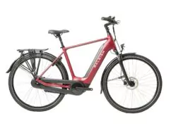 Raleigh Motus Tour Crossbar HUB Electric Bike 2022, BOSCH Active - Red