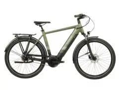 Raleigh Centros Crossbar Hub Gear Hybrid Electric Bike 2022, BOSCH Performance - Satin Sage Green