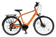 Batribike Gamma-X Crossbar Hybrid Electric Bike, 28" Wheel - Orange