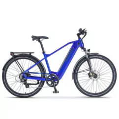 Ex Demo Wisper Wayfarer H9 Hub Drive Crossbar Hybrid Electric Bike, 27.5" Wheel - Blue