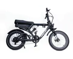 Knaap RTD 2 Seater Urban Electric Bike, Mid Suspension, 21Ah Battery - Black