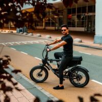 Knaap RTD 2 Seater Urban Electric Bike, Mid Suspension, 21Ah Battery - Black - Image 10
