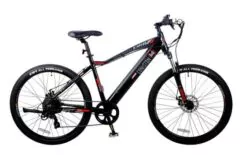 Ex Display Dallingridge Coniston Hardtail Electric Mountain Bike, 27.5" Wheel, 7 Speed - Black/Red