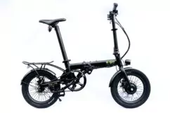 Ex Demo E-Go Lite Mini Compact Folding Electric Bike, 16" Wheel, Single Speed - Black