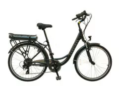 Ex Demo Basis Cardinal FS Step Through Hybrid Electric Bike 2021, 7.8Ah Battery- Satin Black