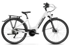 Forme Morley 1E Step Through Hybrid Electric Bike, Bosch 500Wh - Gloss White