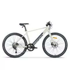 Wisper Tailwind City Crossbar Commuter Electric Bike - Stone