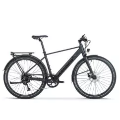 Wisper Tailwind Comfort Crossbar Commuter Electric Bike 2023 - Black