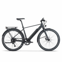 Wisper Tailwind Comfort Crossbar Commuter Electric Bike 2023 - Black - Image 2