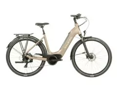 Raleigh Motus Tour Derailleur Low Step Hybrid Electric Bike, Bosch 500Wh - Pearl Champagne