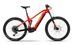 Haibike AllMtn 7 Full Sus Electric Mountain Bike, Mix Wheel, Yamaha PW-X3 - Red/Yellow