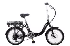 Ex Demo Dallingridge Oxford Folding Electric Bike, 20" Wheel, 14Ah - Gloss Black