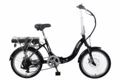 Ex Demo Dallingridge Oxford Folding Electric Bike, 20" Wheel, 14Ah - Gloss Black