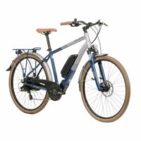 Ex Demo Raleigh Array Crossbar Electric Hybrid Bike, 400Wh Battery, 700c Wheel - Silver/Blue - Image 2