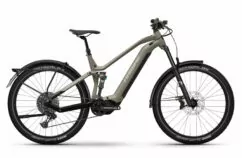 Haibike Adventr FS 10 Full Suspension Trekking Electric Mountain Bike 2023, Yamaha PW-X3 - Warm Grey
