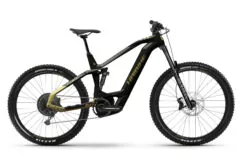 Haibike AllMtn CF 8 Full Sus Electric Mountain Bike 2023, Mix Wheel, Bosch Perf. CX - Black/Gold