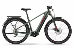 Haibike Trekking 5 HIGH All-Rounder Electric Bike 2023, 27.5" Wheel, Yamaha PW-S2 - Gloss Moss