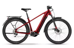 Haibike Trekking 5 HIGH All-Rounder Electric Bike 2023, 27.5" Wheel, Yamaha PW-S2 - Metallic Red