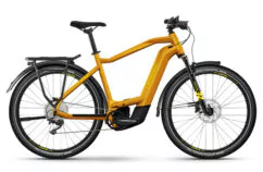 Haibike Trekking 8 HIGH All-Rounder Electric Bike, 27.5" Wheel, Bosch Perf. CX - Lava Orange