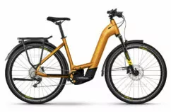 Haibike Trekking 8 LOW All-Rounder Electric Bike, 27.5" Wheel, Bosch Perf. CX - Lava Orange
