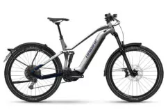 Haibike Adventr FS 9 Full SusTrekking Electric Mountain Bike 2024, Yamaha PW-S2 - Silver/Blue