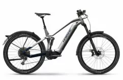 Haibike Adventr FS 9 Full SusTrekking Electric Mountain Bike 2024, Yamaha PW-S2 - Silver/Blue