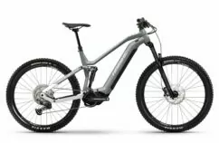 Haibike AllMtn 3 Full Sus Electric Mountain Bike 2023, Mix Wheel, Yamaha PW-X3 - Silver/White
