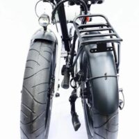 E-Go Max+ Fat Tyre Folding Electric Bike, 20" Wheel, 14Ah Battery, 7 Speed - White - Image 5