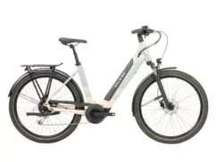Raleigh Centros Low Step Derailleur Gear Hybrid Electric Bike, BOSCH Performance - Mint/Sand